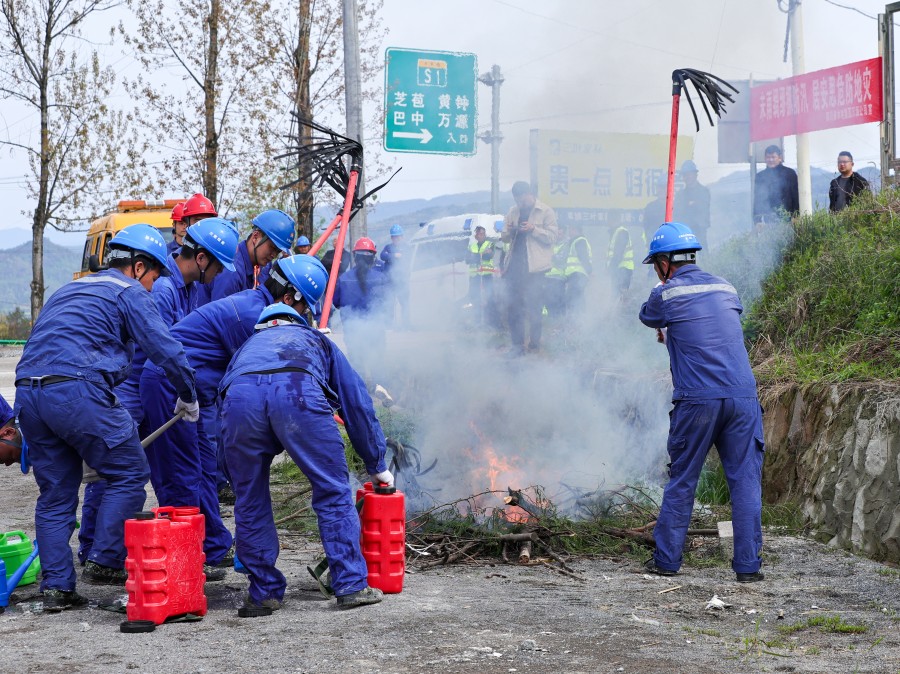 演练现场-森林防灭火演练2